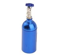 Botella Nos Simulación Cilindro Tanque Nitrógeno Accesorio Interior RC Aleación Realista Adecuado para Coches de 1/10 Vehículos Todoterr, Azul, Tal como se Describe