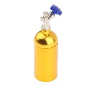 Botella Nos Simulación Cilindro Tanque Nitrógeno Accesorio Interior RC Aleación Realista Adecuado para Coches de 1/10 Vehículos Todoterr, Oro, Tal como se Describe