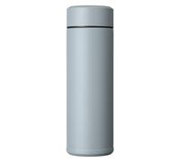 Botella para beber aislada SLIM Kyocera con revestimiento interior de cerámica, que incluye tapón de hielo, caliente durante 12 horas, fría durante 24 horas, sin BPA, 500 ml, smokeblue, MB-17S-BU SLIM