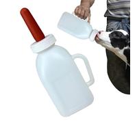 Botella para botellas de cabra de leche de cordero para alimentar la botella de botella grande para el cordero, botella para pantorrillas con tetino suave, botella para la pérdida de leche a prueba de