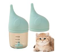 Botella para cachorros, botella de agua portátil para lactancia, pequeño para cachorros, tetinas antiasfixia, suministros de riego para uso en interiores y exteriores