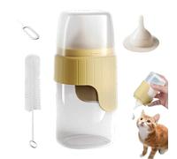 Botella para gatitos - Botella de cuidado para animales pequeños, herramienta de alimentación portátil para mascotas | Carne de silicona intercambiable, cuenco de leche para cachorros para pulpa de