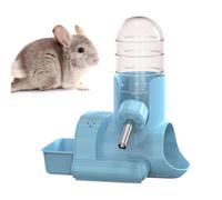 Botella para jerbos, dispensador de golosinas a prueba de fugas, dispensador de agua para animales pequeños con diseño de bola rodante, para hurones, ardillas, erizos, chinchillas y jerbos en jaula