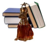 Botella para licores y alcoholes, jarra en forma de perro con capacidad de 35 cl - Decantador para licores y licores y licores | Para fiestas, cumpleaños, bodas, almuerzo, cocina, bar, casa, hombres y