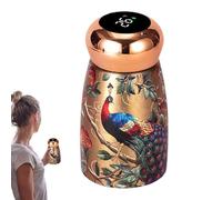 Botella para niños - De viaje para transporte exterior de acero inoxidable | Pequeña térmica aislada, tarros de comida para café, té, leche, jugo, viajes de invierno, camping, oficinas
