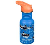 Botella para niños Klean Kanteen Kid Classic Narrow 12oz (w/Flip Seal Sport Cap) Color: azul