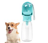Botella para perros, Botella para perros | Cuenco ligero para cachorros - Botellas de agua para mascotas a prueba de fugas externas Dispensador de agua para cachorros con alimentador para perros de v