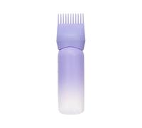 botella peine raíz | Agrasante cabello reutilizable 6 onzas: recipiente del cabelludo con escala graduada, dispensador aceite botellas aplicador color, onza, escala para salones