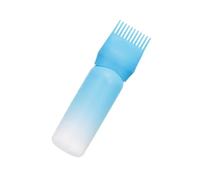botella peine raíz | Agrasante cabello reutilizable 6 onzas: recipiente del cabelludo con escala graduada, dispensador aceite botellas aplicador color, onza, escala para salones