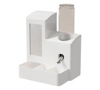 Botella pequeña para animales - Dispensador de conejo erizo, herramienta de suministro de agua para mascotas, accesorio de jaula interactivo, recipiente transparente con diseño de boquilla de