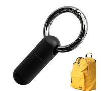 Botella pequeña para medicamentos, pastillero portátil de titanio, impermeable, organizador antioxidante, llavero pequeño para exteriores