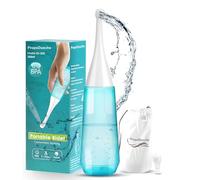 Botella Perineal Postparto 350 ml - Bidet para Wc con 2 Boquillas, Ducha Portatil Camping para Higiene íntima, Portable Bidet Sustituye a las Toallitas Húmedas y Permite Ahorrar Agua