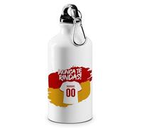 Botella Personalizada Fútbol Sevilla | Regalo Original para Aficionados del Fútbol | Regalo Camisetas Equipos Futbol | Regalo Niño/a Aluminio 500 ml (Sevilla)
