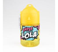 Botella personalizada para niños, botella de agua con pajita - Super Lola