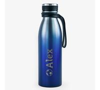 Botella personalizada térmica Tandem 500ml azul metalizado