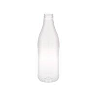 Botella PET de 1.000 ml 'Milk and Juice', plástico, boca: 38 mm