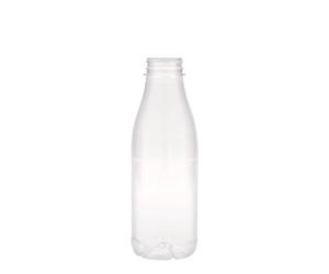 Botella PET de 500 ml 'Milk and Juice', plástico, boca: 38 mm
