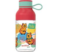 Botella plástico QUOKKA ICE KIDS HAPPY con colgador 430ML