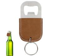 Botella Portátil Metal Con Cubierta De Cuero, Llavero | Accesorio Práctico Para Botellas De Vino Y Cerveza, Herramienta Elegante Y Duradera, Accesorio Multifuncional Para Clave, Regalo Para