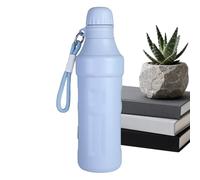 Botella portátil para bebidas calientes, termo de acero inoxidable, contenedor de agua compacto con correa de transporte, soporte para bebidas de café, té, leche para gimnasio, oficina, deportes al ai