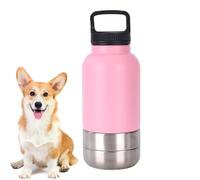 Botella portátil para perros - Taza de beber para mascotas, suplemento de viaje al aire libre | Copa de agua resistente con cuenco extraíble, cómodo para mascotas de camping