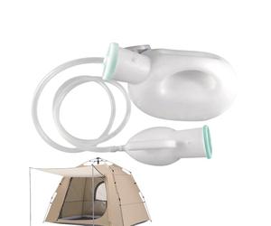 Botella portátil: recipiente de femenina macho, inodoro a prueba de derrames | Cámara de gran capacidad de 68 oz, tapa de tornillo a prueba de fugas, compilación de reutilizable p