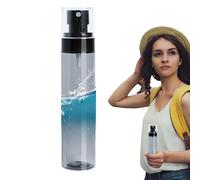 Botella pulverizadora de niebla fina - Botella vacía transparente recargable a prueba de fugas | Pulverizador de tamaño de viaje para lociones, alcohol, productos para el cuidado de la piel, líquidos