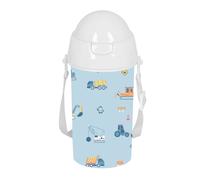 Botella PVC SAFTA PREESCOLAR Gruas 500 ml.