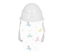 Botella PVC SAFTA PREESCOLAR Unicornio Blanco 500 ml.
