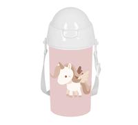 Botella PVC SAFTA PREESCOLAR Unicornio Rosa 500 ml.