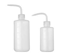 Botella riego suculento de plástico Curva biberadora franqueza Herramientas de jardín 250 ml 500ml 2pcs riego
