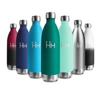 Botella Termica 1L, Botella Agua Acero Inoxidable Doble Pared, Cantimplora Termica sin BPA, A Prueba de Fugas, Garrafa Termica para Adultos, Oficina, Escuela, Senderismo, Deporte, Viajes, Gym