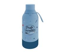 Botella Térmica 500 ml Profe Increíble - Diseño Petrol Blue con Mensaje Inspirador