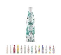 Botella Térmica - 500 ml - Watercolor Cactus x Lara Costafreda - Botella de Agua de Acero Inoxidable - Bebidas Frías 36 horas y Calientes 18 horas - Acabado con Impresión 3D - Sin BPA - Cool Bottles
