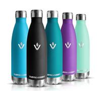 Botella Termica - 500ML - Botella agua Acero Inoxidable, Termo con pared Doble Aislamient, de Fugas, Botella Gimnasio, Cantimplora Termica para Niños, Deportiva - Conserva 12 Horas Caliente, 24 frio