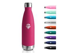 Botella Termica 500ml, Cantimplora Termica sin BPA, Botella Agua Acero Inoxidable Doble Pared, A Prueba de Fugas, Garrafa Termica para Niños, Adultos, Oficina, Escuela, Senderismo, Deporte, Viajes
