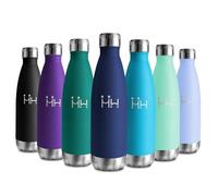 Botella Termica 500ml, Garrafa Termica sin BPA, Cantimplora Acero Inoxidable Reutilizable con Doble Pared, A Prueba de Fugas, Termo Agua para Escuela, Oficina, Deporte, Gimnasio, Viajes, Niños