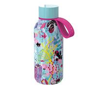 Botella térmica infantil Quokka Solid Kids Underwater de acero inoxidable 330 ml con colgador de silicona - 12 h caliente, 10 h fría, antigoteo, idea de regalo para niños
