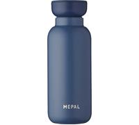 Mepal - Botella isotérmica Ellipse - Botella Agua Termica de Doble Pared - Botella para beber Sobre la Marcha - 9 horas caliente y 12 horas fría - Acero Inoxidable - 350 ml - Nordic Denim