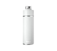 Ninja Thirsti botella de agua de acero inoxidable 700 ml, térmica con tapa antigoteo y triple aislamiento para bebidas con gas, calientes y frías, botella deportiva y de viaje, blanco, DW2401EUUKWH