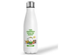 Botella Térmica Personalizada Mi Trabajo Mola Un Huevo | Regalo Original con Frases De Humor | Termo Acero Inoxidable Doble Capa 500 ml (Jardinero)