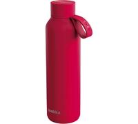 Botella térmica QUOKKA SOLID CHERRY COLGADOR STRAP 630ML acero inoxidable boca ancha