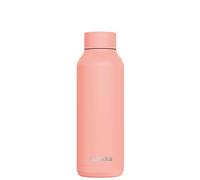 Botella térmica Quokka Solid Pastel Peach de acero inoxidable 510 ml - Doble pared al vacío, 12 h caliente y 18 h fría, boca ancha, tapa antigoteo, idea de regalo