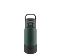 Botella térmica Tiger MED-A 500 ml Easy-to-Go One-Push, con asa, apertura one-push, sin BPA, conservación fría 24 horas y caliente 12 h, diseñada en Japón, color verde bosque