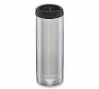Botella térmica TKWide Klean Kanteen con tapa Café 16oz (473ml) plateado