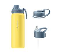 Botella Termo 500 ml Acero Inoxidable Wessper B3 TERMOSTAEL Amarillo