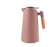 Botella termo de 1000ML for tetera con calentador agua, jarra, frasco vacío, mango madera(Smart Coffee)