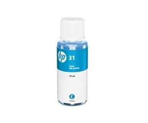 Botella tinta hp 31 cian 70ml 8000 paginas