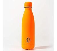 Botella Water Revolution Termo INOX. Premium 500ml antigoteo, Alta Resistencia, BPA Free (Naranja Flúor)
