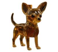 Botella Whisky Forma Perro 3D - Garrafa Tema Chihuahua Tallada Mano | Almacenamiento Alcohol Animal Único Para Amantes Perros | Decoración Bar Hogar Elegante Para Bourbon, Brandy & Tequila